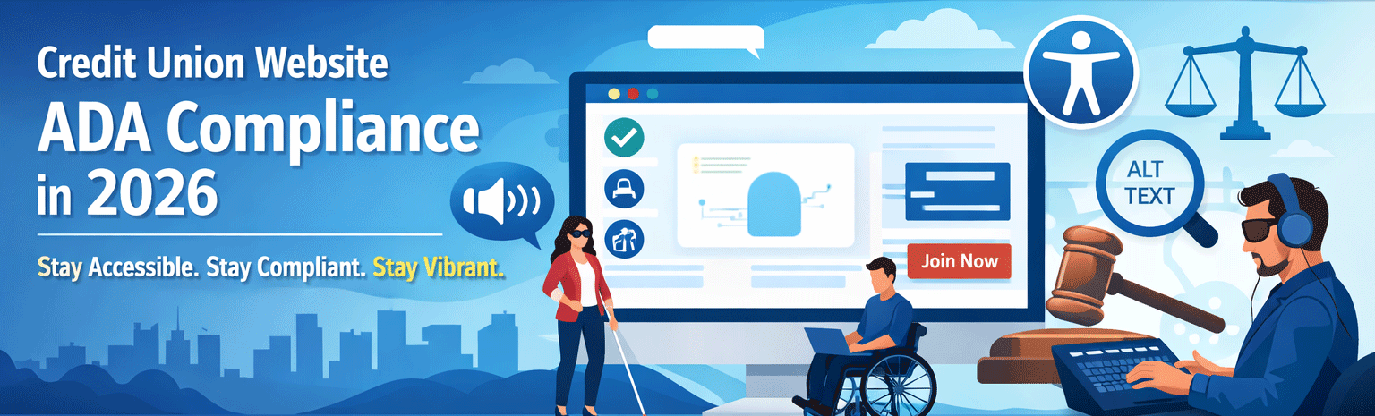 Article header for Credit Union Website ADA Compliance in 2026: Why It Matters More Than Ever — and How Vibrant Keeps You Compliant Year-Round