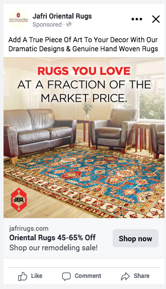 Jafri Digital Ad Example