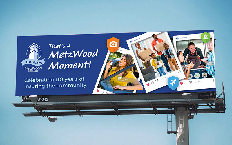 Metzwood Advert on Billboard