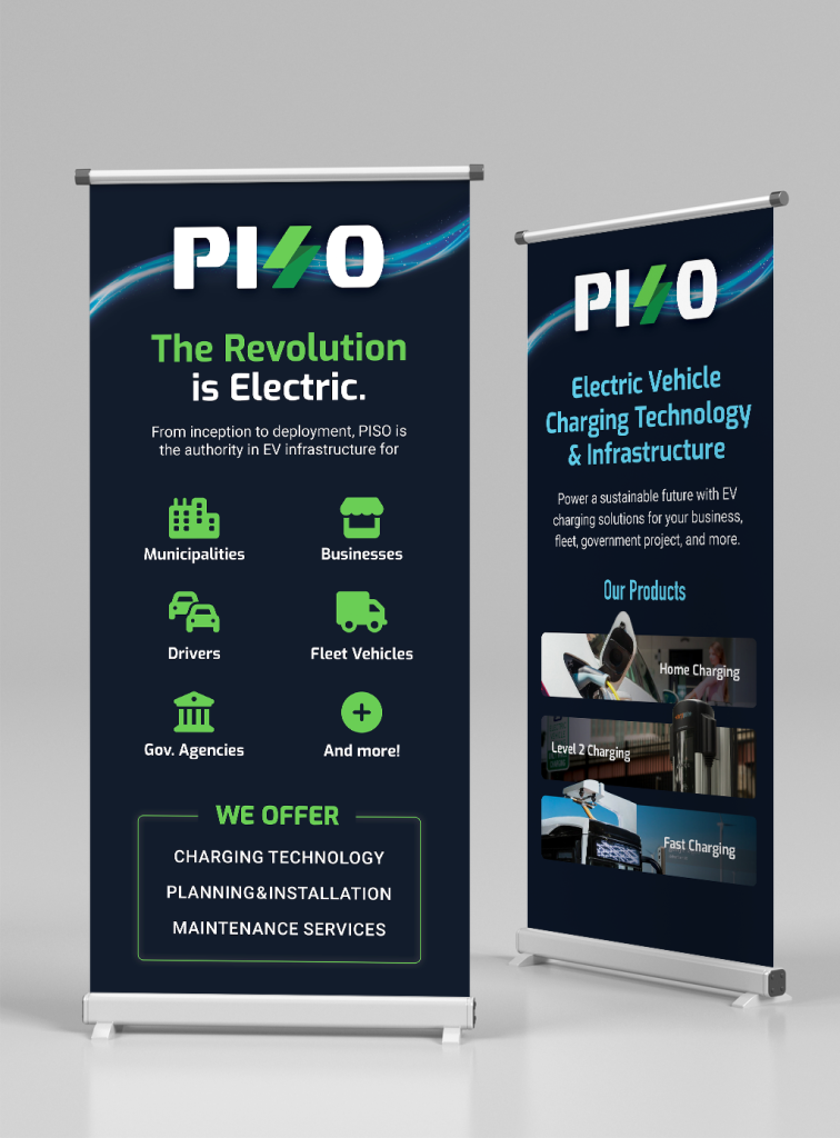 PISO Banners for Conventions and Trade Shows