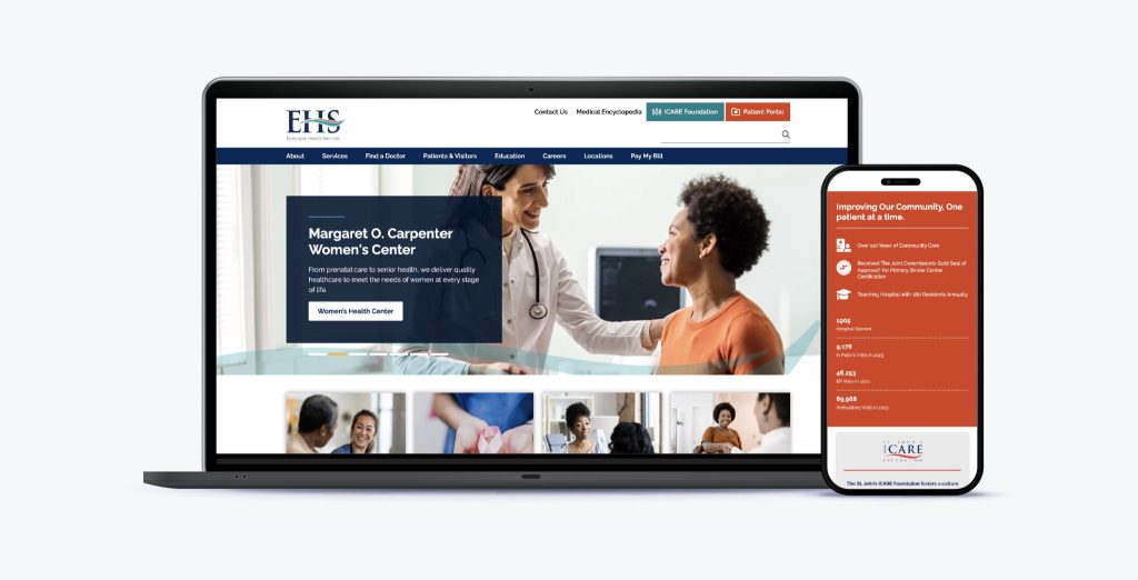 EHS Website Mockup
